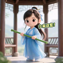  Q 版古风女侠表情包